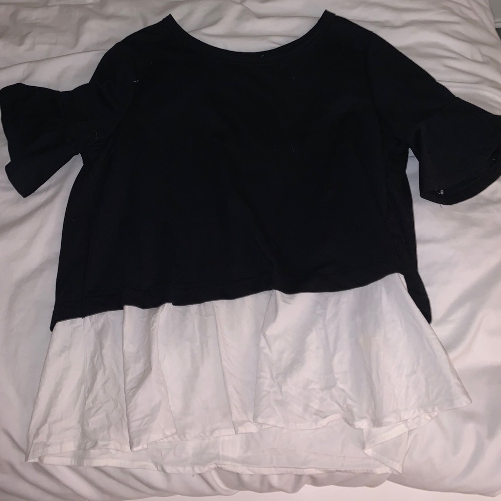 Black and white top
